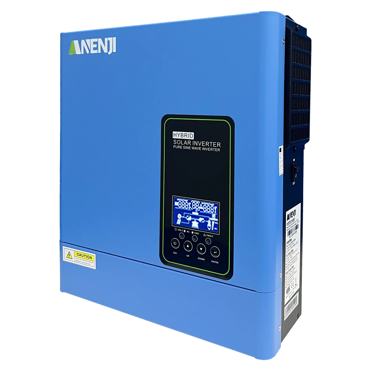 Anenji hybrid inverter, 3 kW, 24 V, parallel, Wi-Fi — фото 5