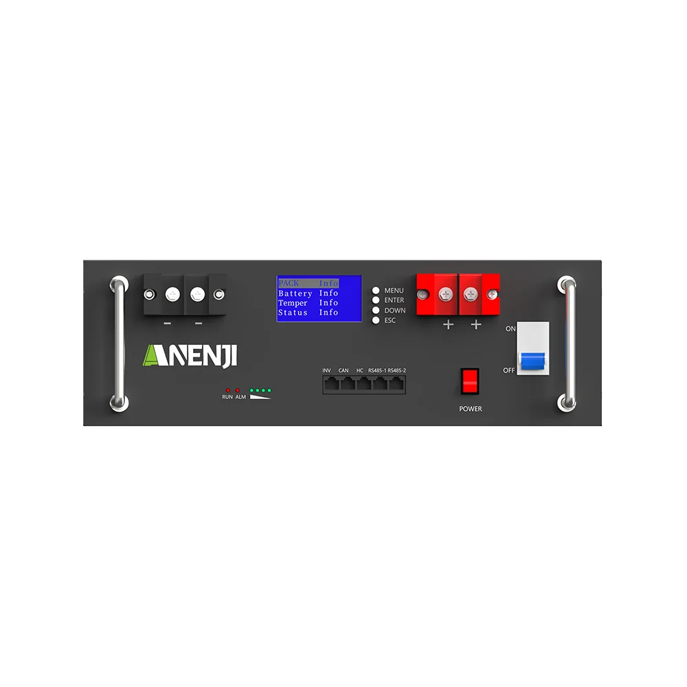 Anenji LiFePO4-Akku (Rack), 48 V, 100 Ah, 5 kWh, BMS