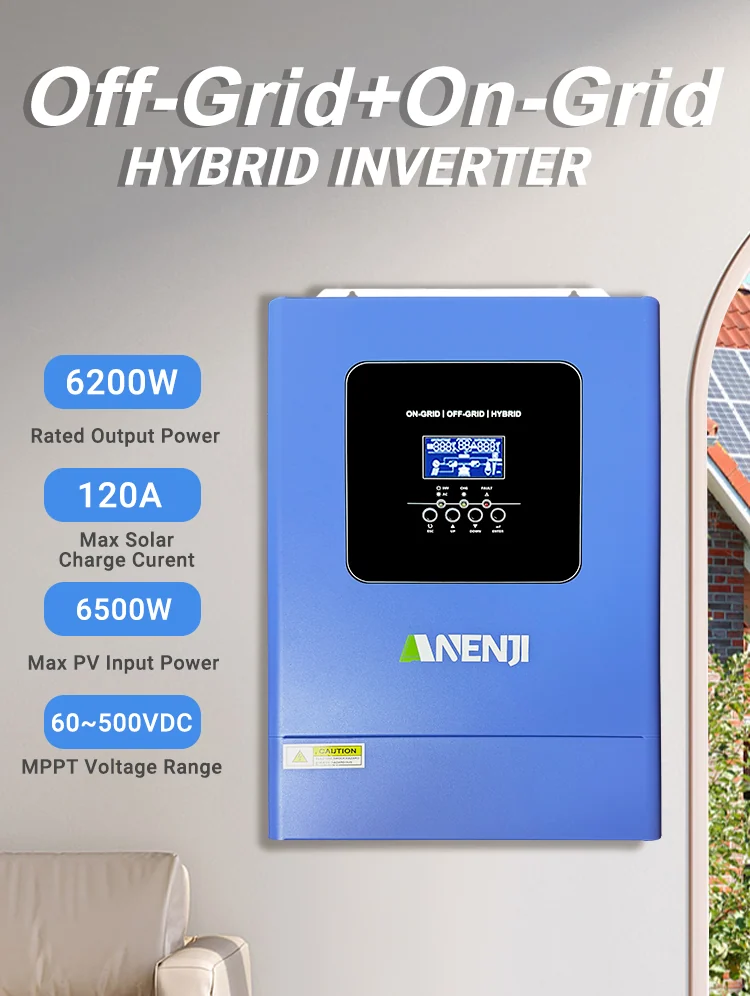 Anenji Hybrid Inverter 18.6kW 48V 3 Phase Parallel Wi-Fi — фото 3