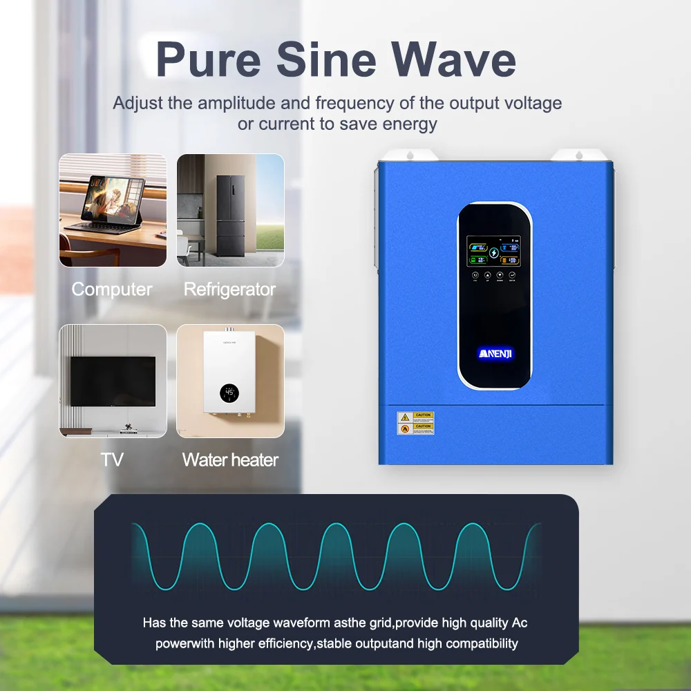Anenji Hybrid Inverter 33kW 48V 3 Phase Parallel Wi-Fi — фото 6