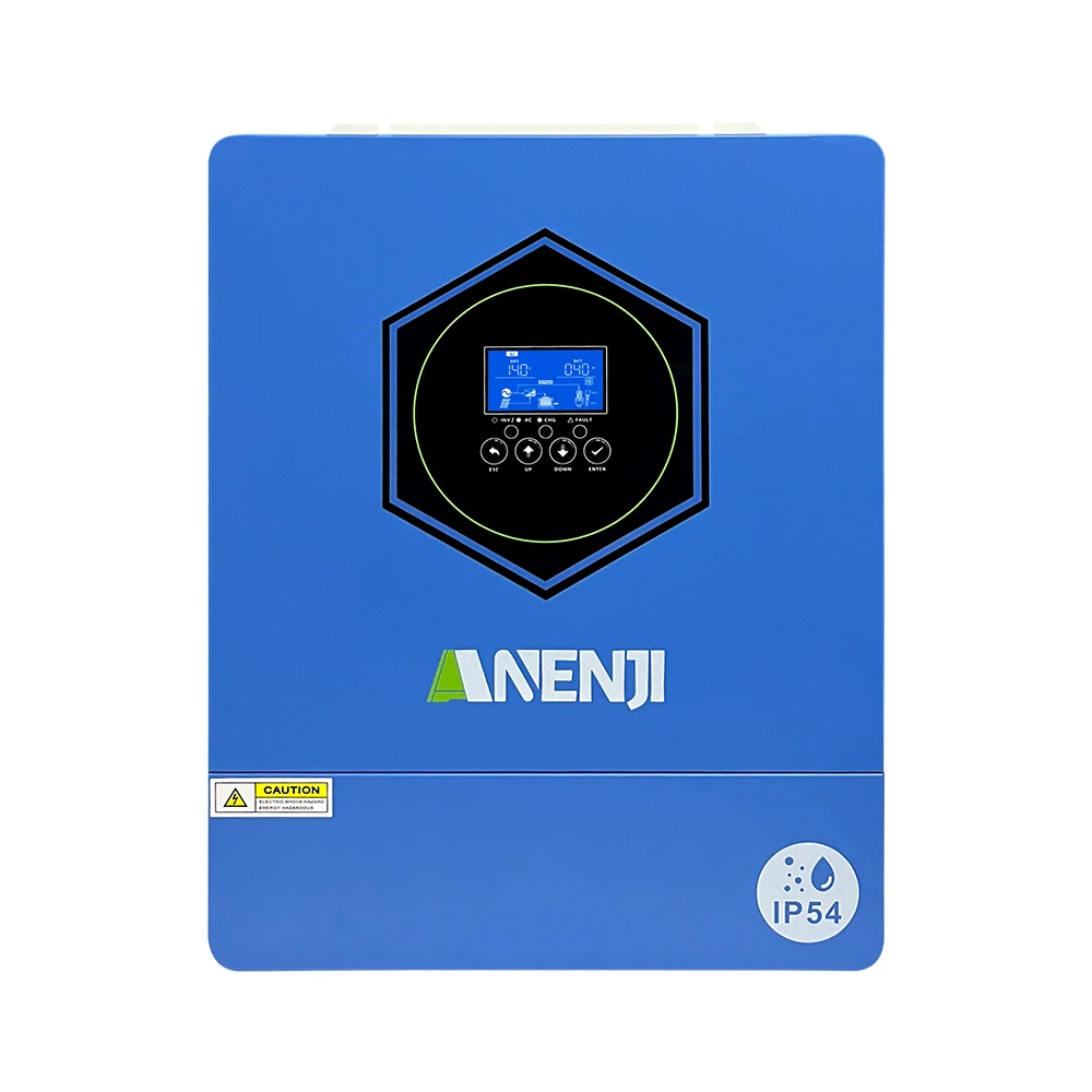 Anenji гибридный инвертор, 4,2 кВт, 24 В, IP54, 2 выхода, Wi-Fi