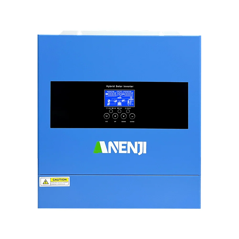 Anenji Hybrid-Wechselrichter 4,2 kW 24 V, 2 Ausgänge, WLAN (ANJ-4200W-24V-W)