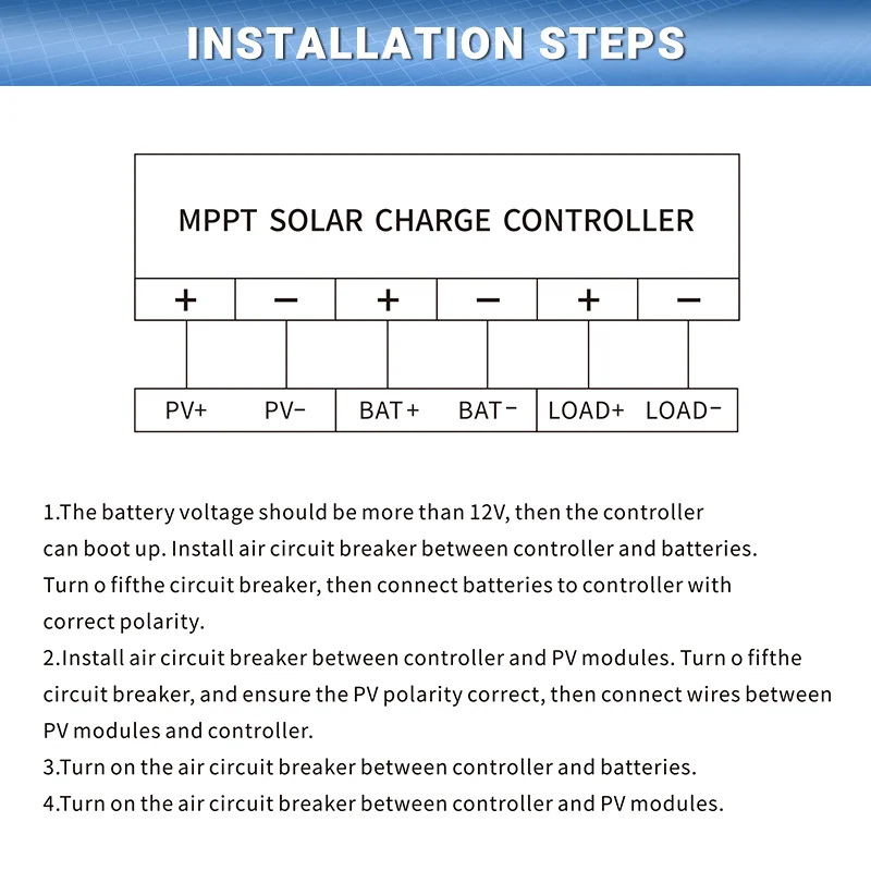 Anenji MPPT-Controller, 60 A, 12/24/48 V — фото 3