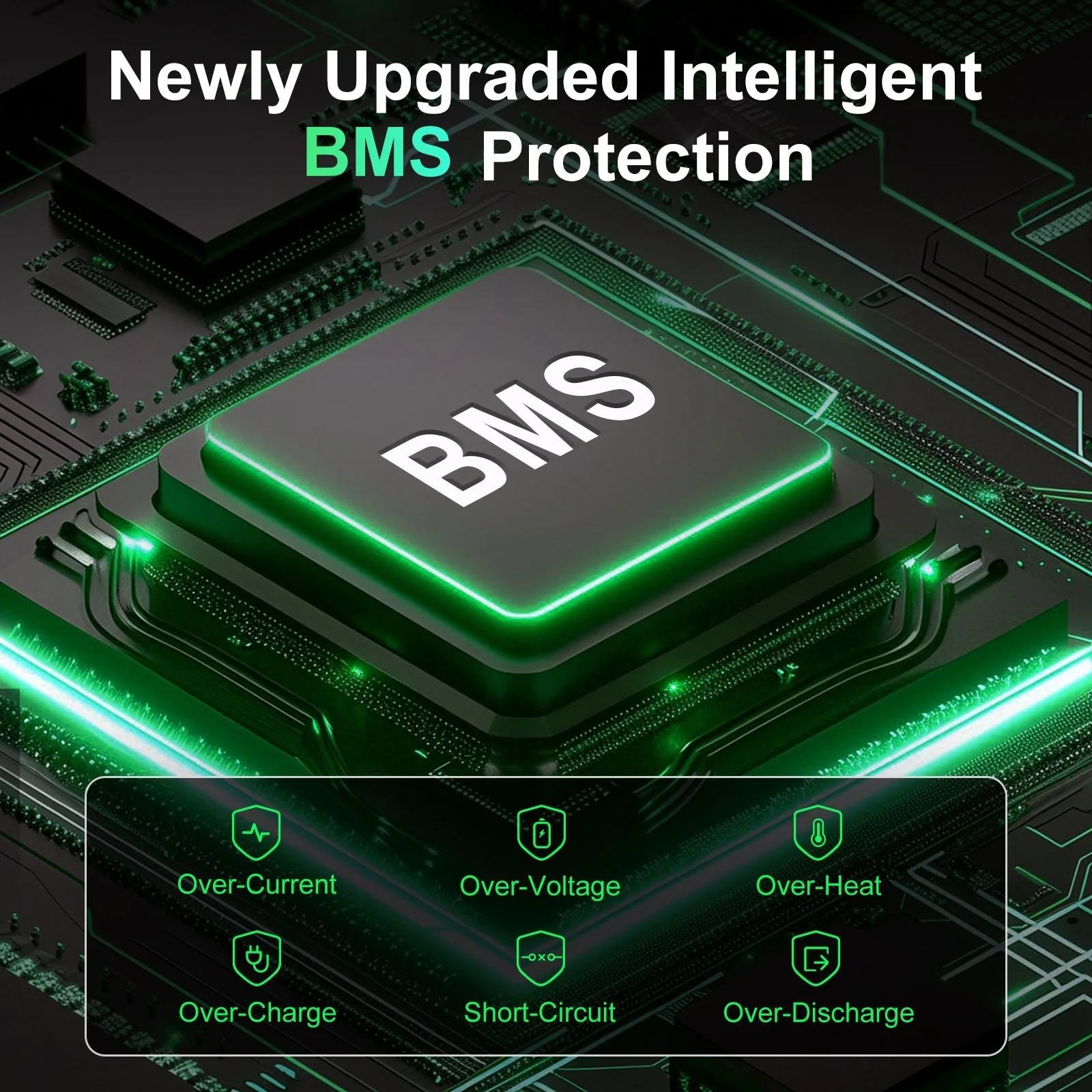 DATOUBOSS EVE Cells 12V 100Ah LiFePO4 батарея, 100A BMS, 4000+ глубоких циклов — фото 4