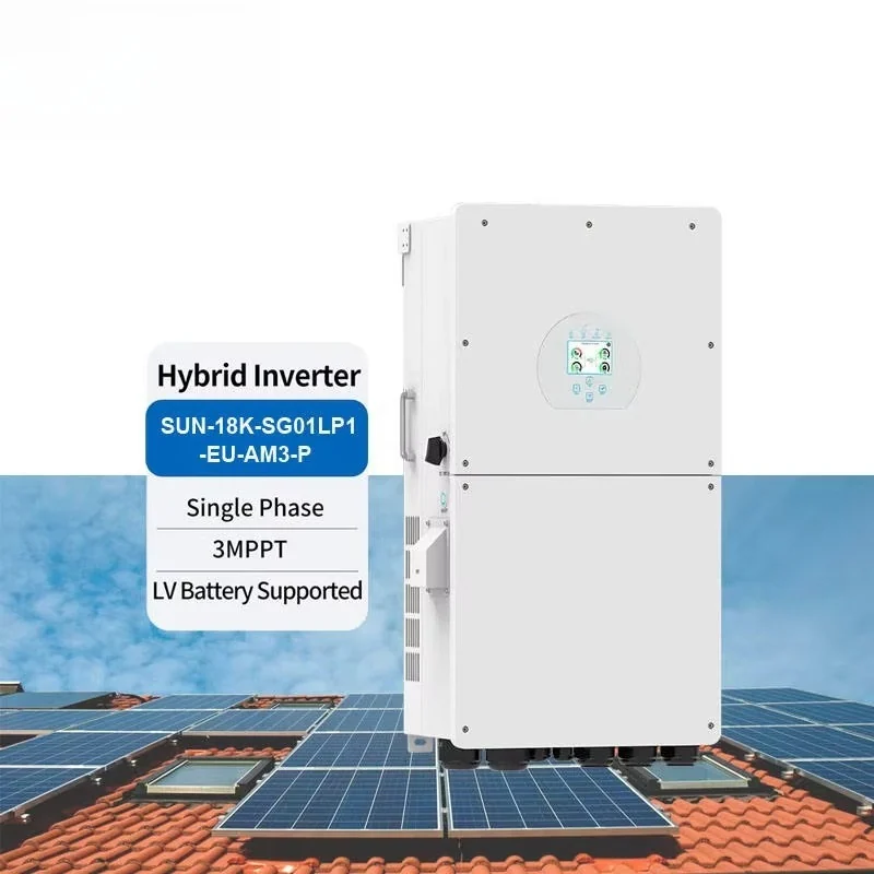 Deye SUN-18K-SG01LP1-EU-AM3-P гибридный инвертор, 18 кВт, 1 фаза, 48 В, MPPT