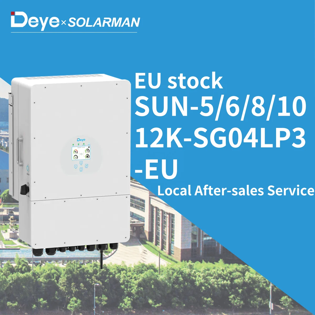 Deye SUN-8K-SG04LP3-EU гибридный инвертор, 8 кВт, 3 фазы, 48 В — фото 4