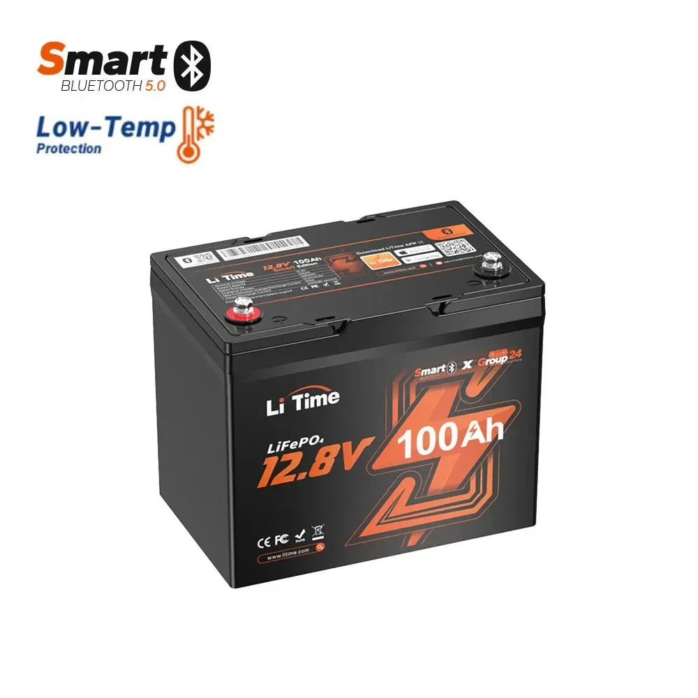 LiTime [Украина] Аккумуляторы Group24 Bluetooth LiFePO4 12в 100ач из Украины.
