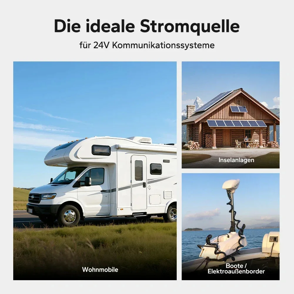 LiTime 24V 100Ah Smart ComFlex LiFePO4 – kompatibel mit Bluetooth und Victron — фото 9