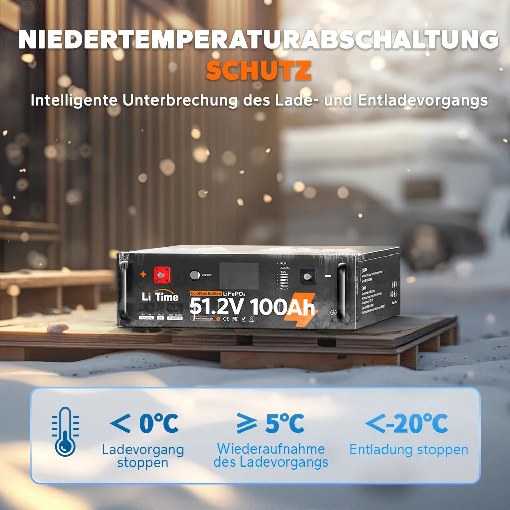 LiTime LiFePO4 51.2V 100Ah Solar Smart ComFlex 3U Rack with BMS — фото 8