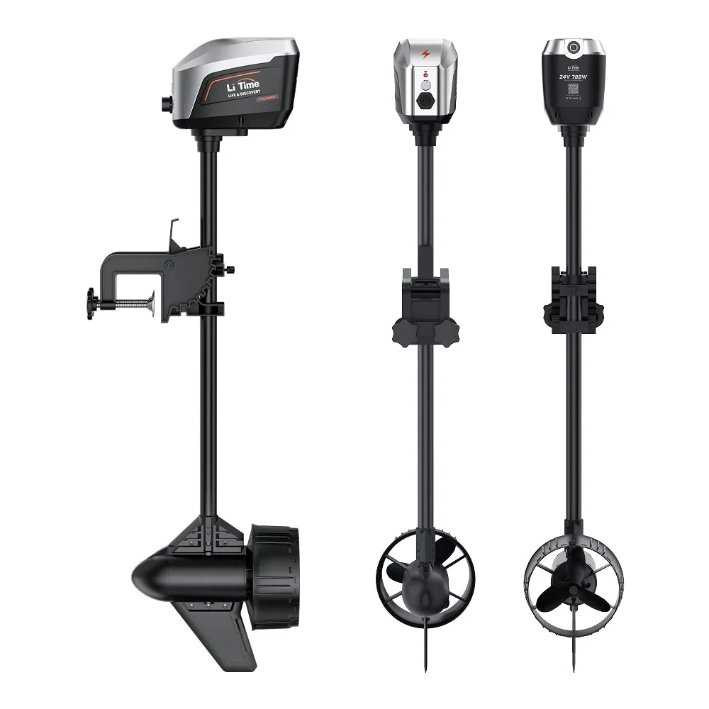 LiTime Argoseeker A1 24 V 700 W elektrischer Außenbordmotor – leichter Außenbordmotor für kleine Boote — фото 2