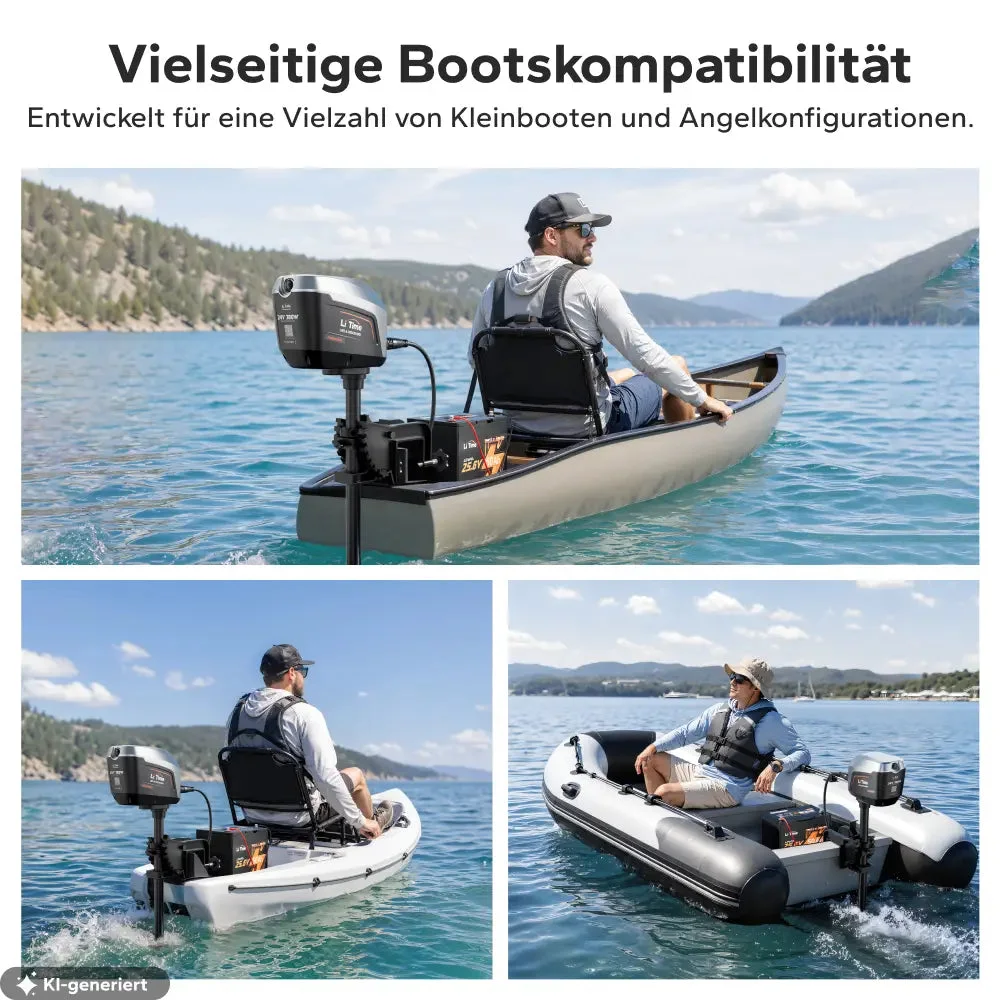 LiTime Argoseeker A1 24 V 700 W elektrischer Außenbordmotor – leichter Außenbordmotor für kleine Boote — фото 10
