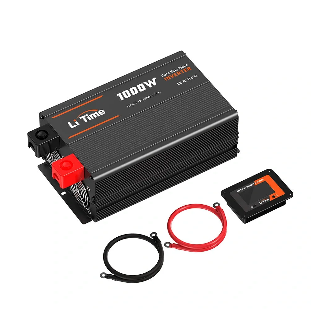 LiTime 1000 W reiner Sinus-Wechselrichter 12 V DC auf 230 V AC