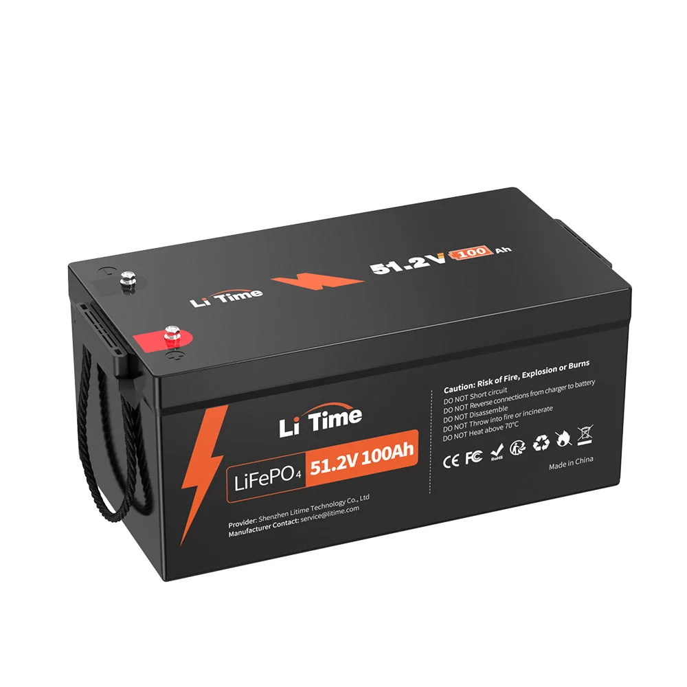 LiTime 51.2V 100Ah deep cycle LiFePO4 lithium battery