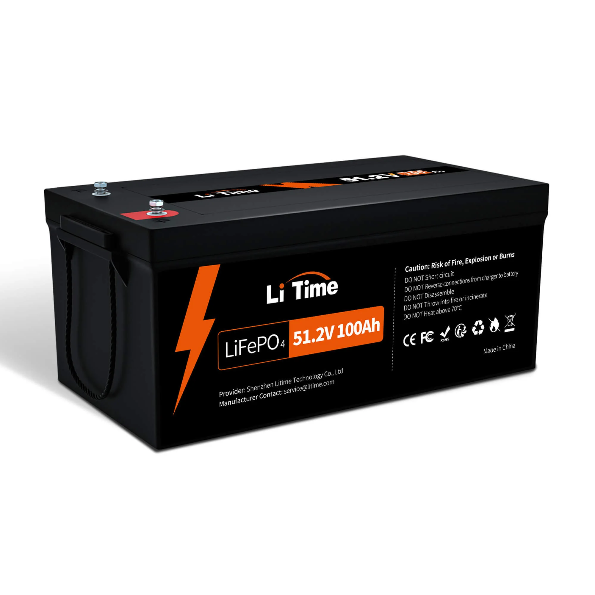 LiTime 51.2V 100Ah глибокий цикл LiFePO4 літієва батарея — фото 8