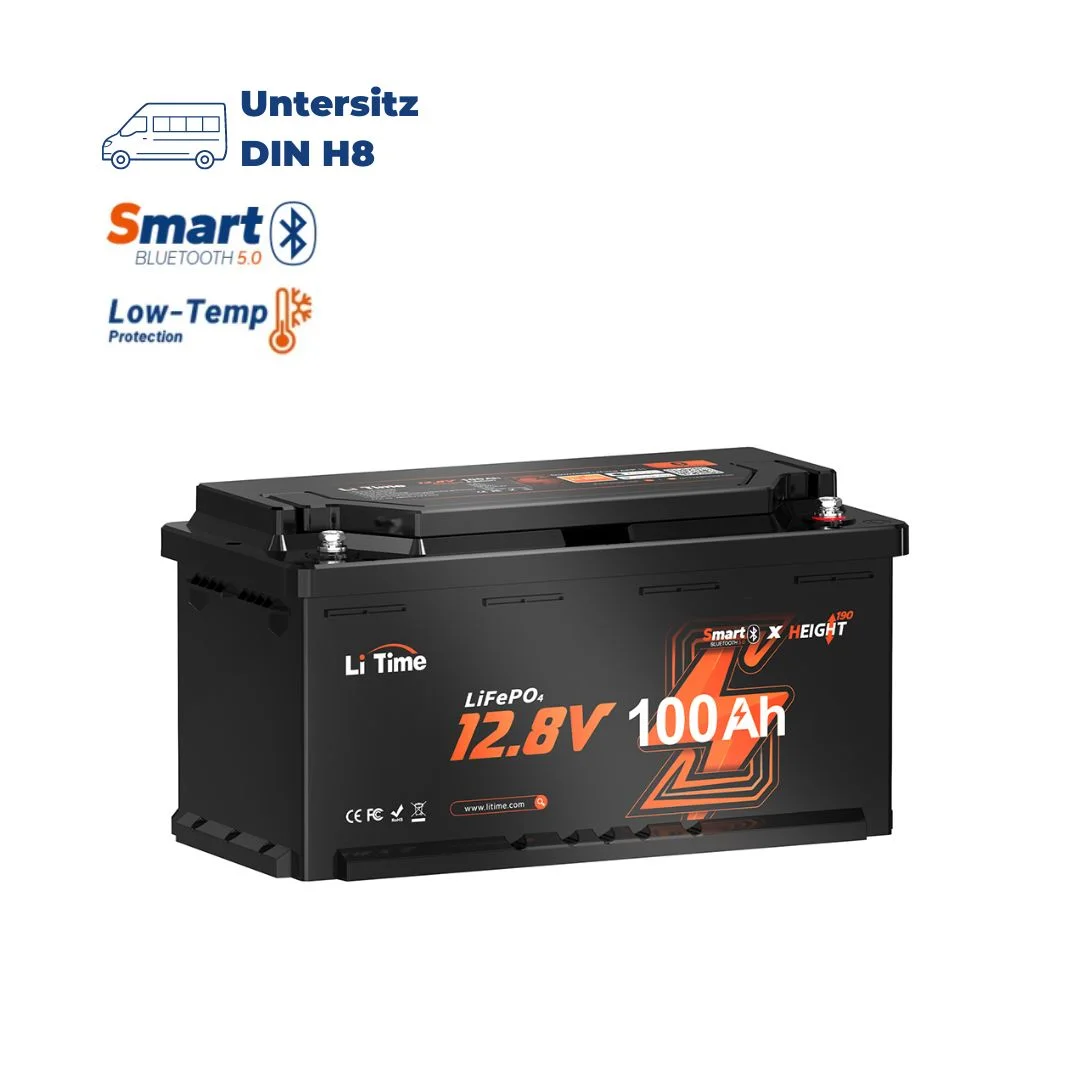 LiTime [Украина] Аккумулятор LiFePO4 12V 100Ah с Bluetooth монитором - 100A BMS